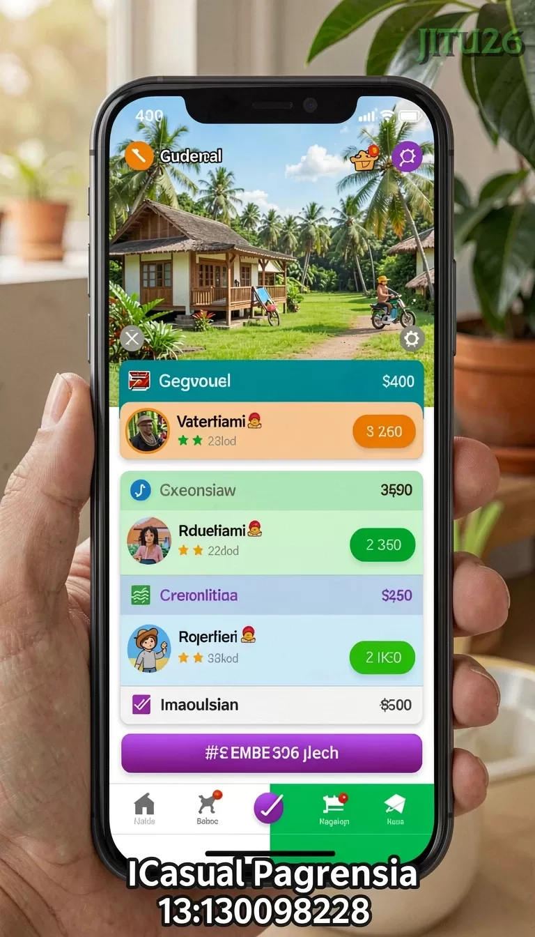 Cuplikan layar JV88 — pengaturan akun