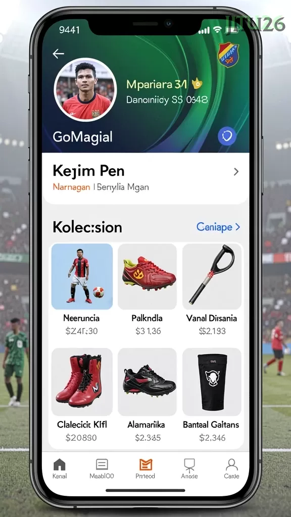 Cuplikan layar INIBET — halaman utama